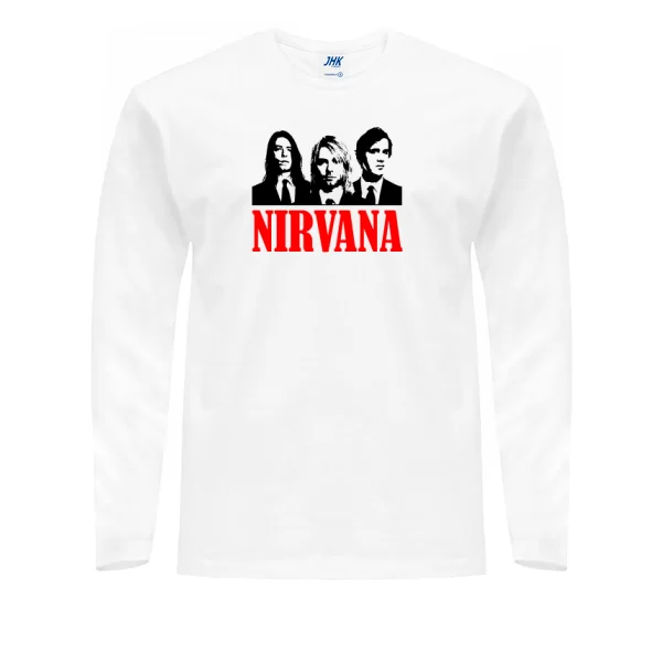 Мужской лонгслив Музыканты Nirvana