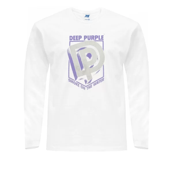 Мужской лонгслив Deep Purple лого 3D