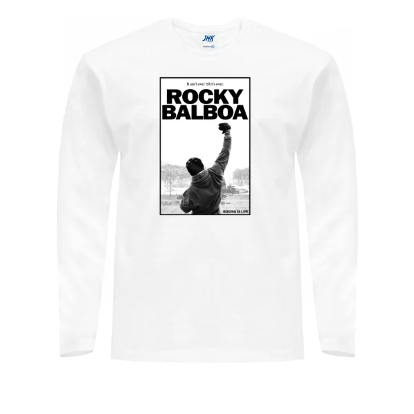 Мужской лонгслив Rocky Balboa Бокс моя Жизнь