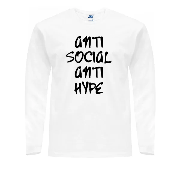 Мужской лонгслив Anti Social Anti Hype