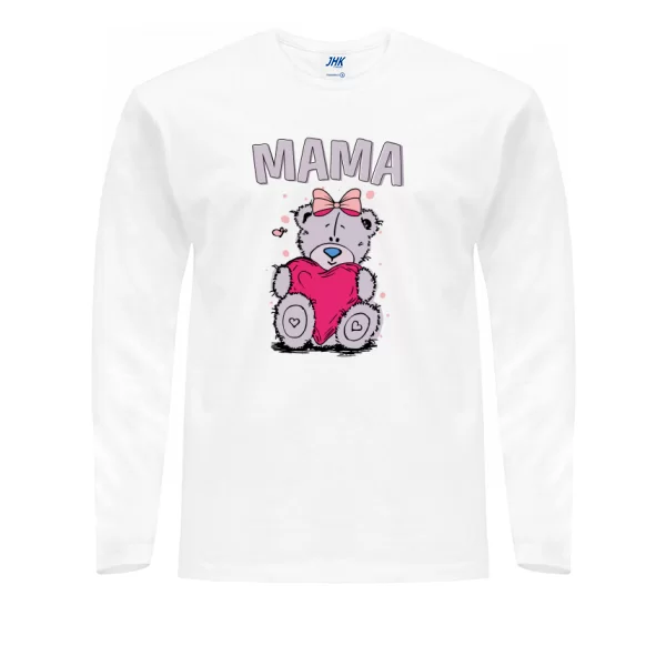 Мужской лонгслив Мама Teddy
