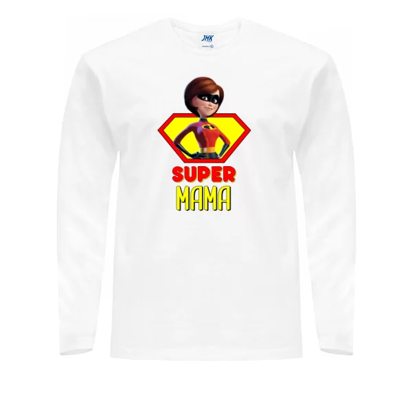 Мужской лонгслив Super Мама