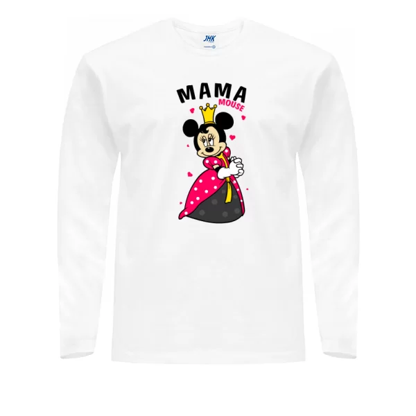 Мужской лонгслив Мама mouse