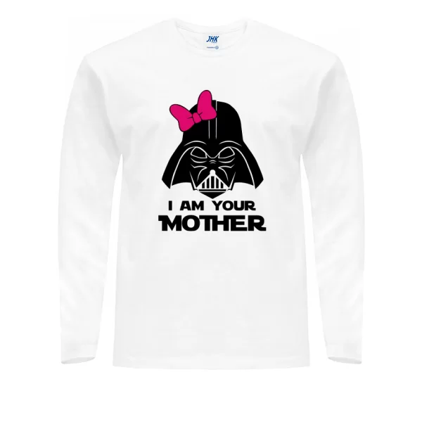 Мужской лонгслив Я твоя мать(Star Wars)