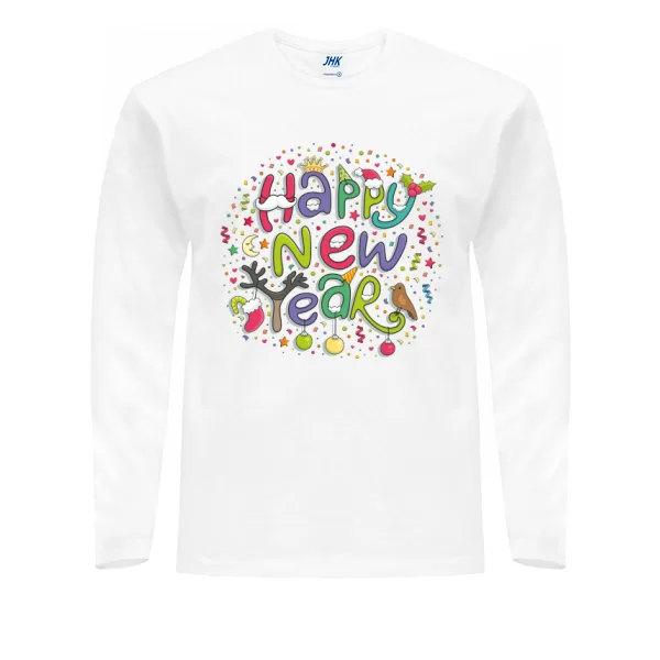 Чоловічий лонгслів Happy new Year (4499)