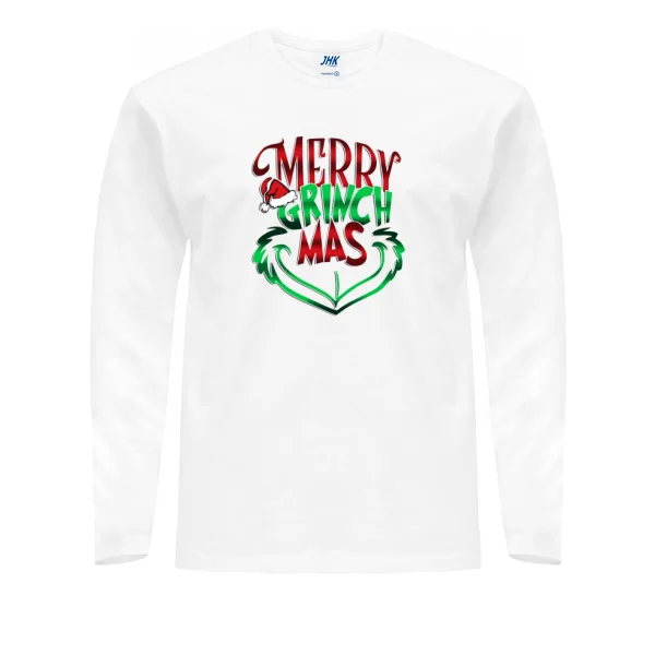 Мужской лонгслив Merry GrinchMas