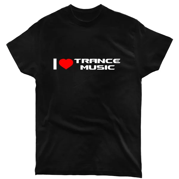 Мужская футболка I Love Trance Music 11015