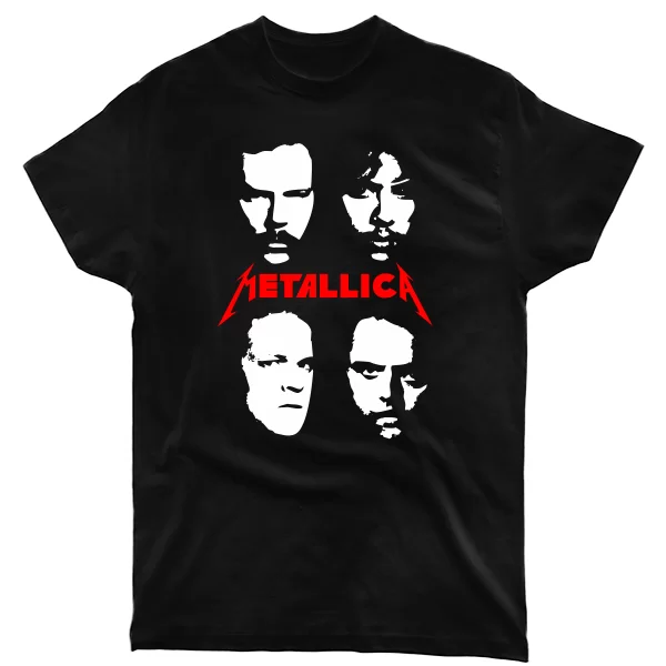 Мужская футболка Metallica лица