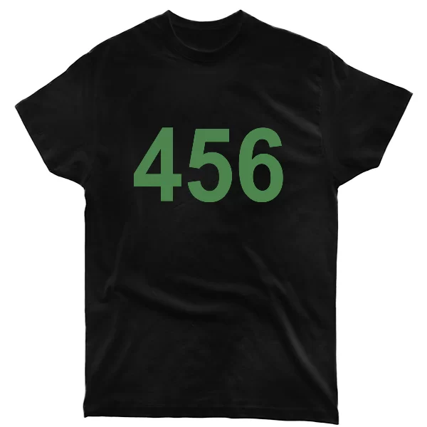 Футболка Игра в кальмара номер 456