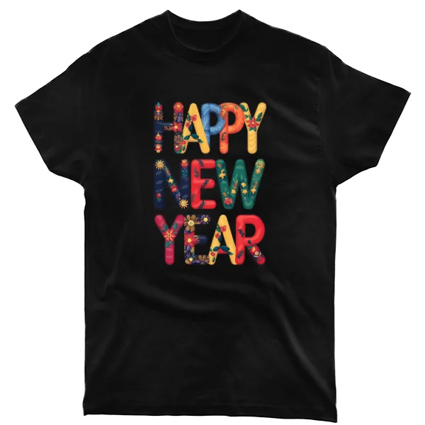 Футболка Happy New Year надпись