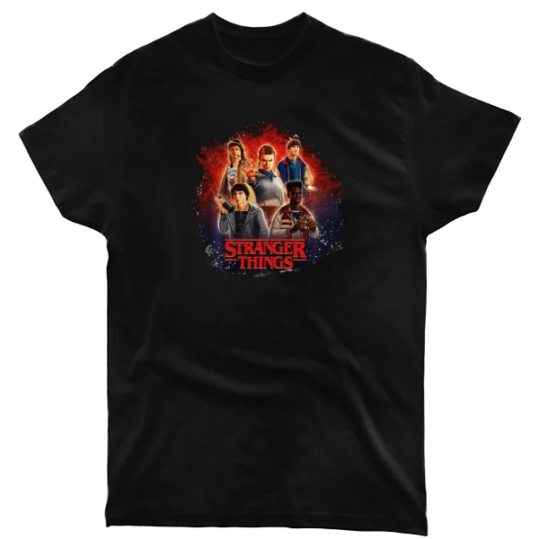 Футболка с героями Stranger Things