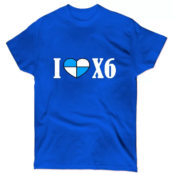Футболка Люблю БМВ X6