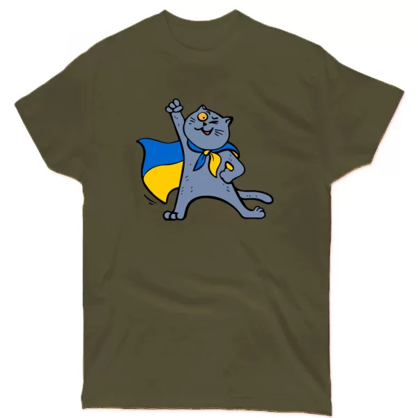 Футболка Кот патриот