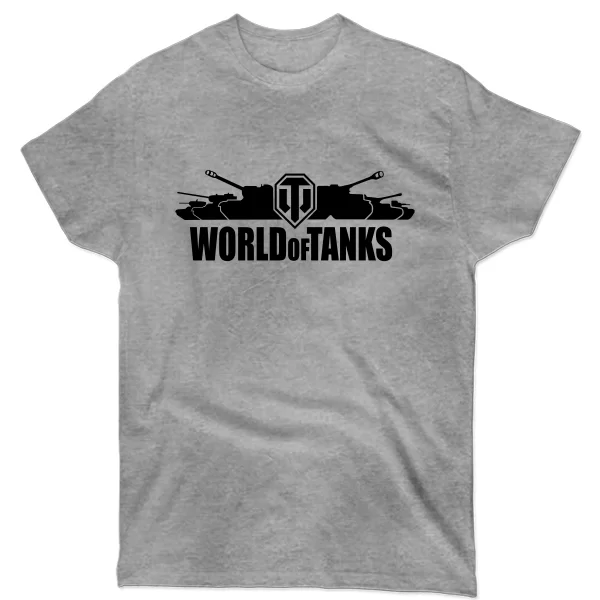 Мужская футболка с надписью World of Tanks