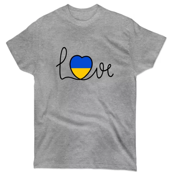 Футболка Love Ukraine сердце