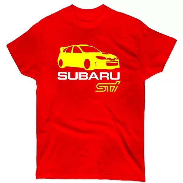 Мужская футболка Subaru STI 15013