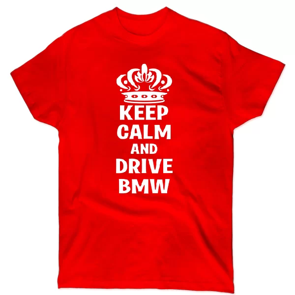 Футболка Keep Calm and Drive BMW