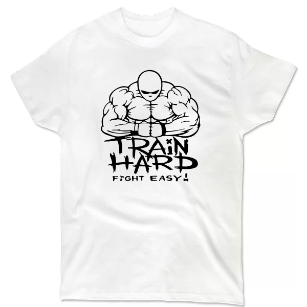 Мужская футболка Train Hard Fight Easy