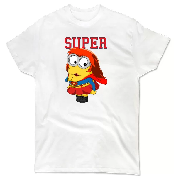 Мужская футболка Миньон Super girl