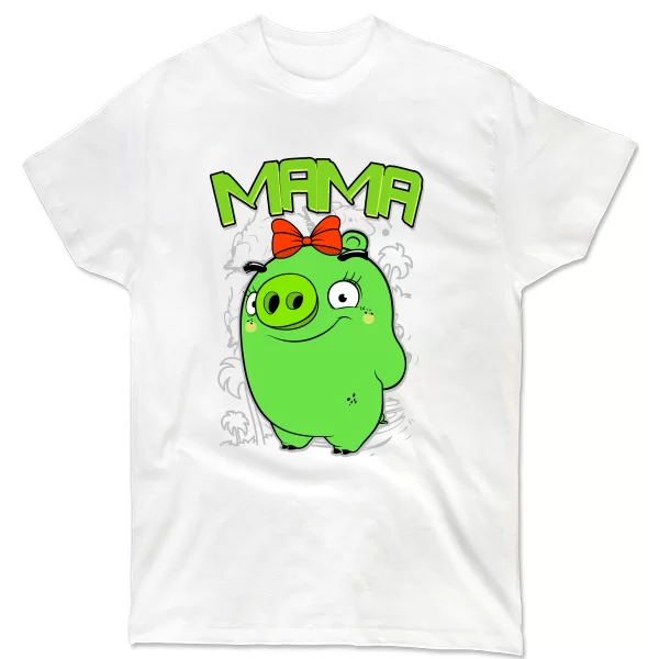 Футболка Мама свин Angry Bird