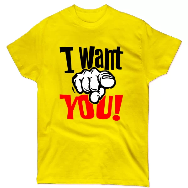 Мужская футболка I want You