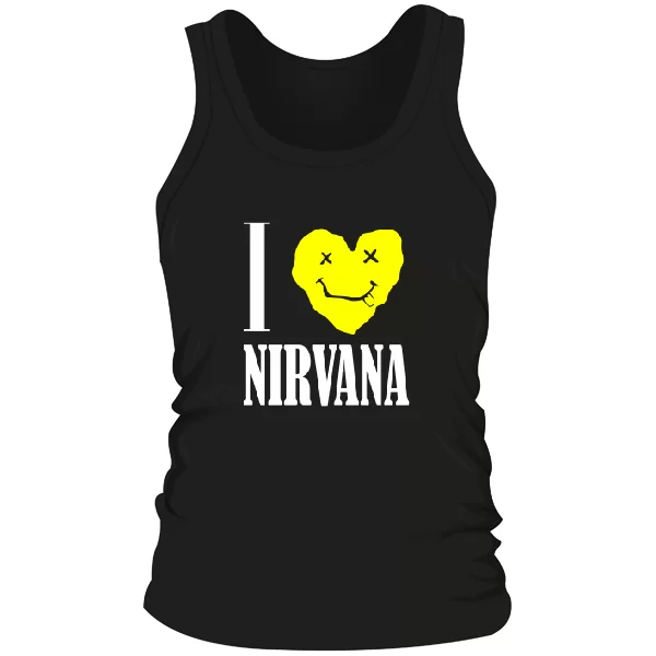 Мужская майка I Love Nirvana 13046