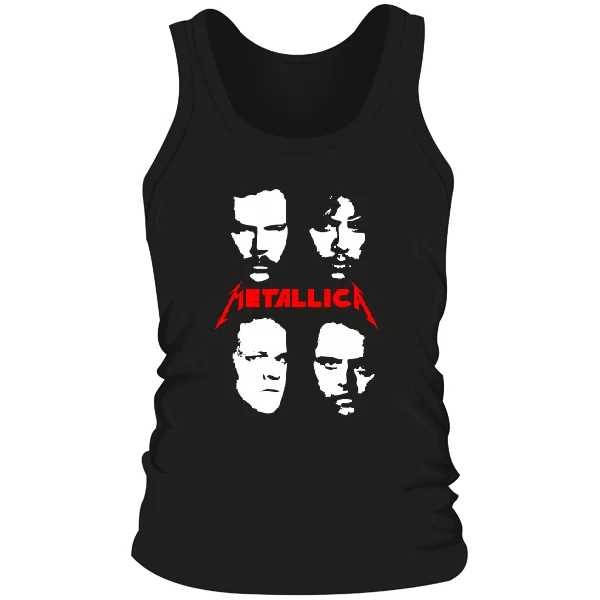 Мужская майка Metallica лица