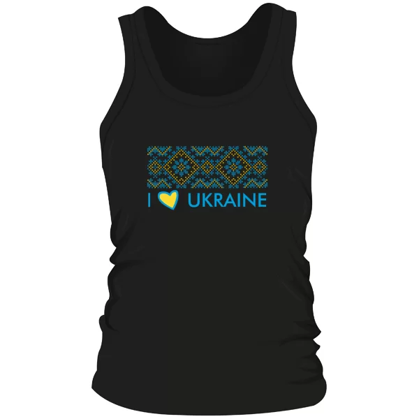 Мужская майка I love Ukraine