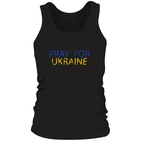 Мужская майка Pray for Ukraine 4407