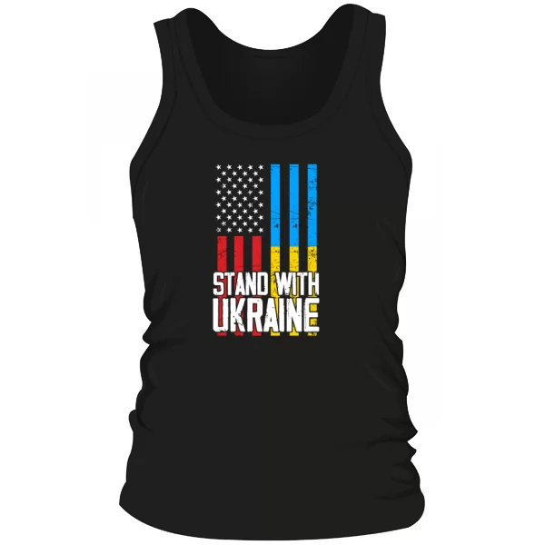 Мужская майка Stand with Ukraine (USA)