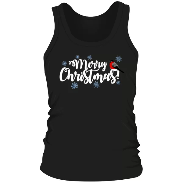 Мужская майка Merry Christmas (4507)