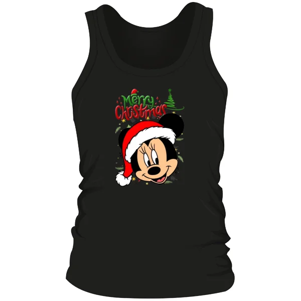 Чоловіча майка Merry Christmas Minie Mouse