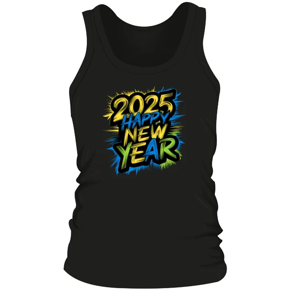 Мужская майка Happy new year 2025