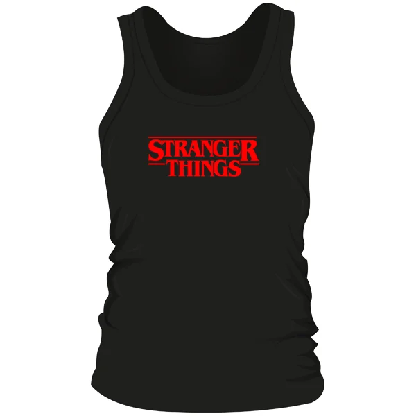 Мужская майка с надписью Stranger Things 