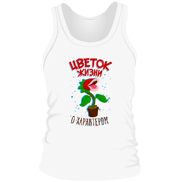 Мужская майка Цветок Жизни