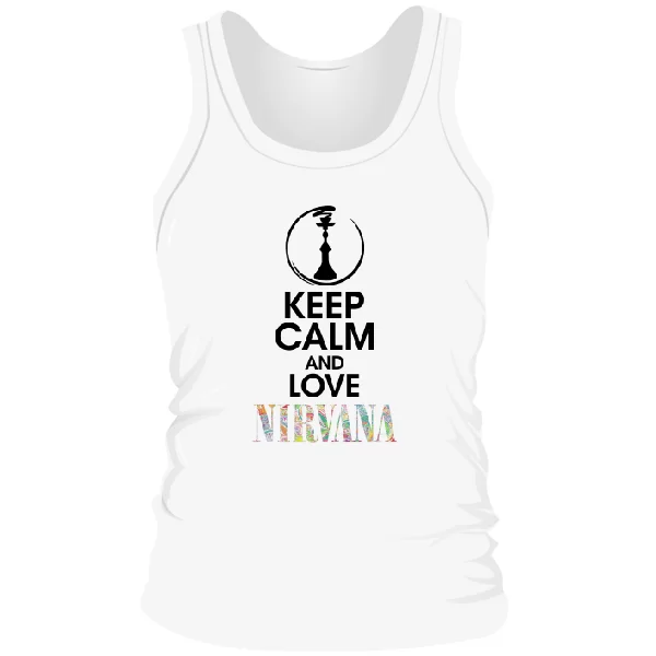 Мужская майка Keep Calm and Love Nirvana 13108