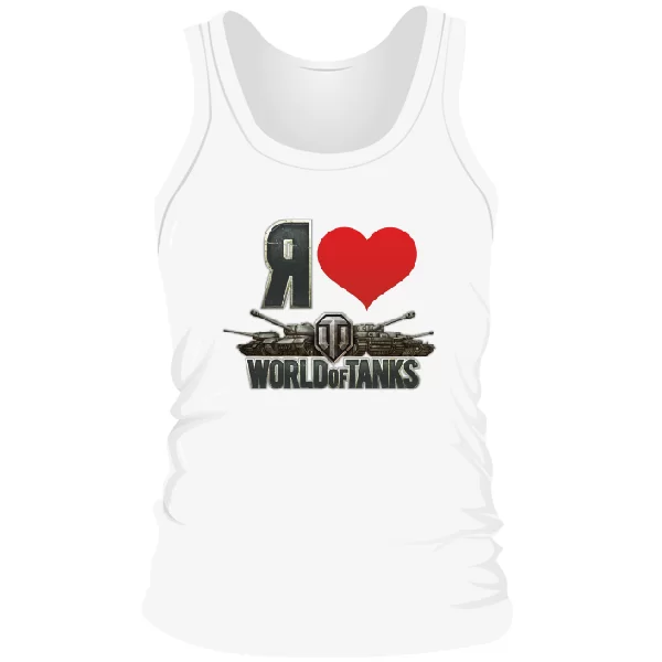 Мужская майка I Love game World of Tanks