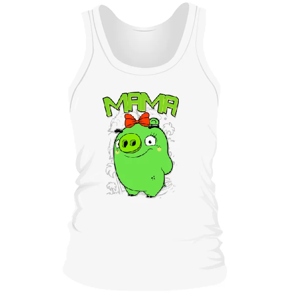 Мужская майка Мама свин Angry Bird