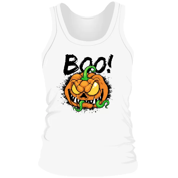 Мужская майка с надписью Boo