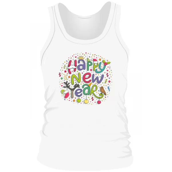 Чоловіча майка Happy new Year (4499)