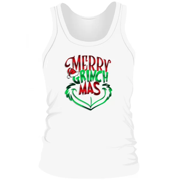 Мужская майка Merry GrinchMas