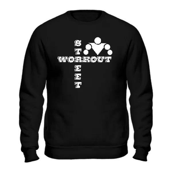 Мужской свитшот Надпись Street Workout