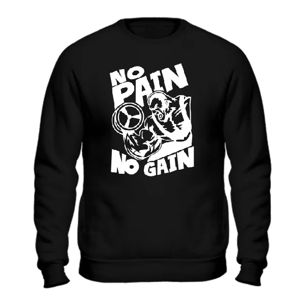 Мужской свитшот No Pain No Gain