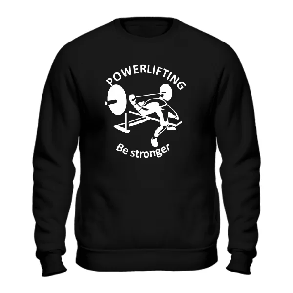 Мужской свитшот Powerlifting Be Stronger