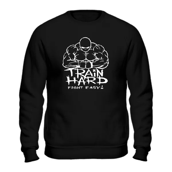 Мужской свитшот Train Hard Fight Easy