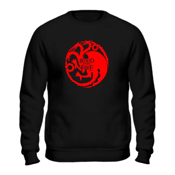 Чоловічий світшот Blood and Fire