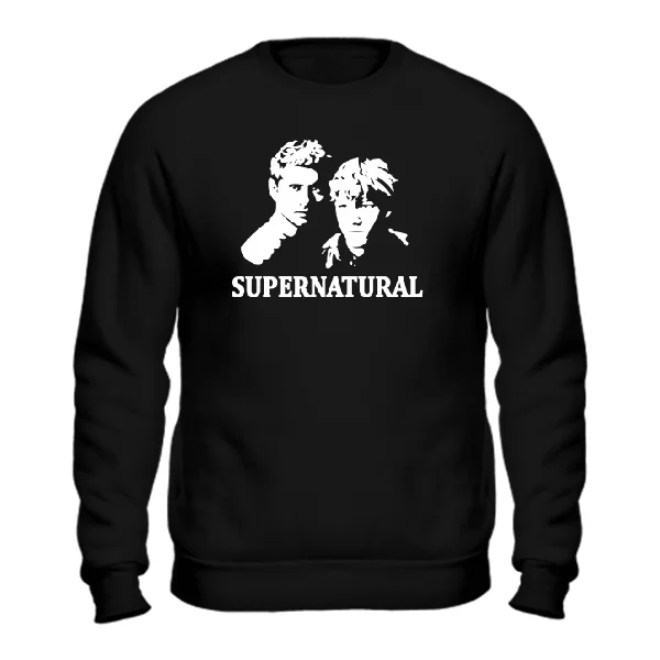 Мужской свитшот Supernatural Лица