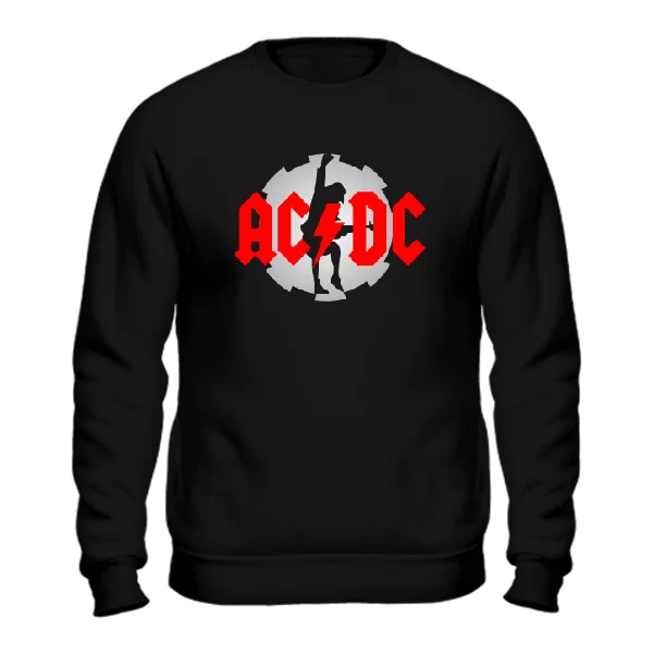 Мужской свитшот с логотипом AC DC