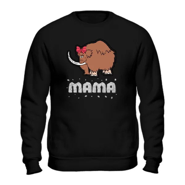 Мужской свитшот Мама Мамонт