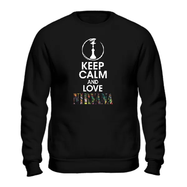 Cвитшот Keep Calm and Love Nirvana